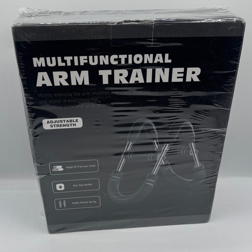 Multifunctional Arm Trainer Hand Grip - Black/Aqua Blue